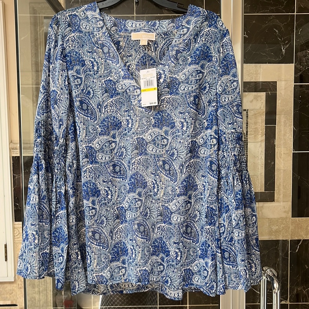 Michael Michael Kors blouse, size M, NWT - Picture 1 of 11